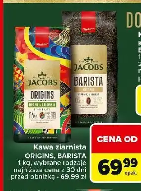 Carrefour Kawa crema Jacobs Barista Editions oferta