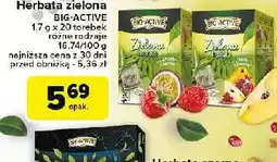 Carrefour Herbata z pigwą i granatem Big-Active Zielona oferta