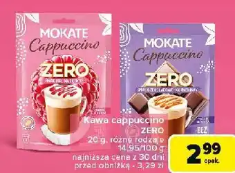 Carrefour Cappuccino zero czekoladowo-karmelowe Mokate oferta