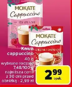 Carrefour Cappuccino o smaku szarlotki Mokate oferta