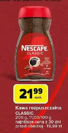 Carrefour Kawa Nescafe Classic oferta