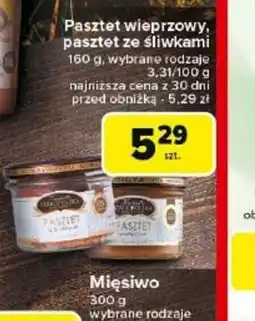 Carrefour Pasztet wieprzowy, pasztet ze śliwkami oferta