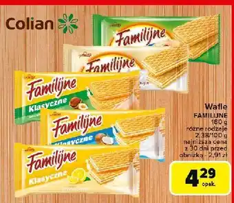 Carrefour Wafle kokosowe Jutrzenka Familijne oferta