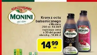 Carrefour Krem z octu balsamicznego o smaku malin Monini Glaze oferta