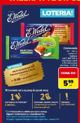 Carrefour Czekolada mleczno-orzechowa E. Wedel oferta