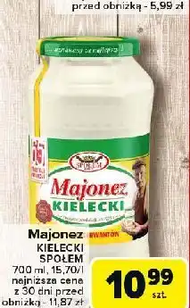 Carrefour Majonez kielecki Społem Kielce oferta