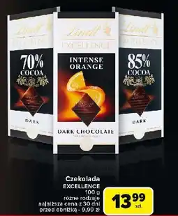 Carrefour Czekolada 85 % cocoa Lindt Excellence oferta