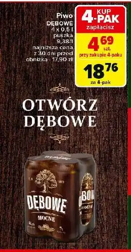 Carrefour Piwo Dębowe Mocne oferta