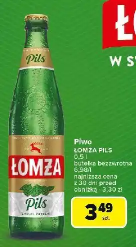 Carrefour Piwo Łomża Pils oferta