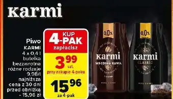 Carrefour Piwo Karmi Mrożona Kawa oferta