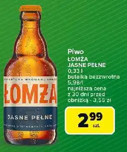 Carrefour Piwo Łomża Jasne (Dawniej Export) oferta