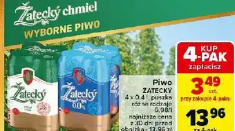 Carrefour Piwo Zatecky 0% oferta