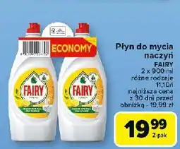 Carrefour Płyn do mycia naczyń lemon Fairy oferta