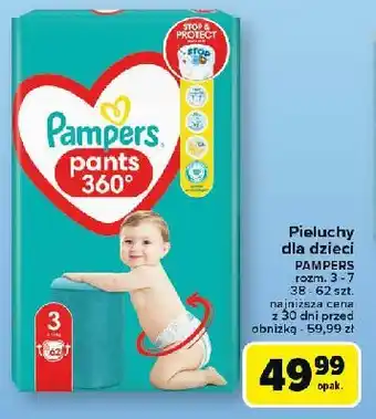 Carrefour Pieluchomajtki 3 Pampers Pants oferta