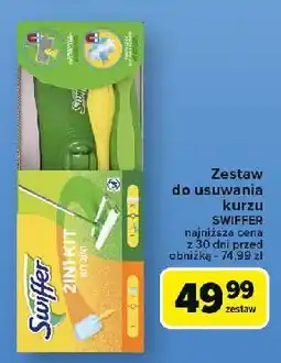 Carrefour Zestaw startowy: miotełka do kurzu + mop końcówki mopa Swiffer oferta