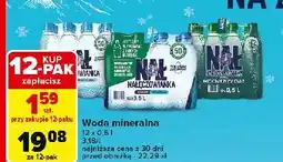 Carrefour Woda delikatnie gazowana Nałęczowianka oferta