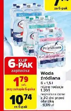 Carrefour Woda lekko gazowana Primavera oferta