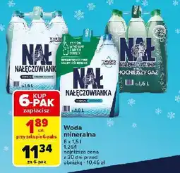 Carrefour Woda gazowana Nałęczowianka oferta