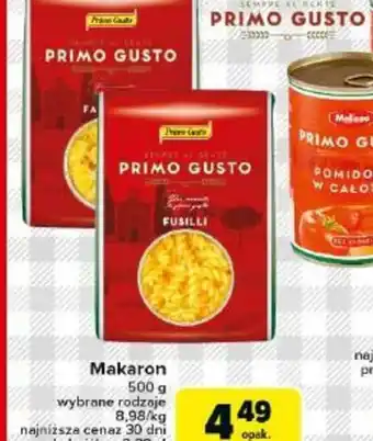 Carrefour Makaron Primo Gusto oferta