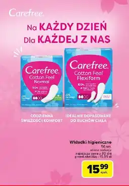 Carrefour Wkładki cotton flexiform Carefree oferta