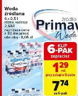 Carrefour Woda gazowana Primavera oferta