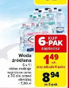 Carrefour Woda lekko gazowana Primavera oferta