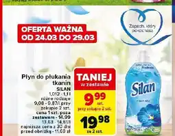 Carrefour Płyn do płukania fresh sky Silan oferta