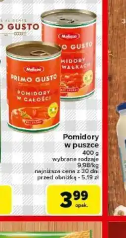 Carrefour Pomidory w puszce oferta