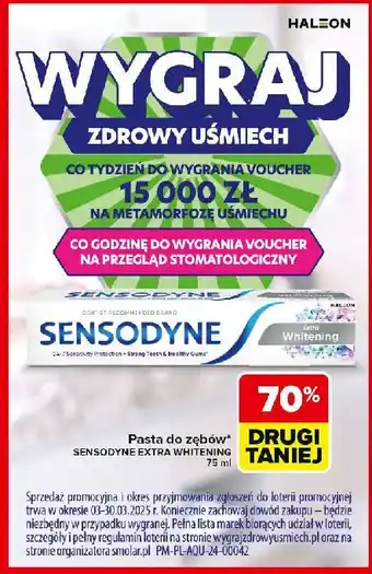 Carrefour Pasta do zębów Sensodyne Whitening oferta