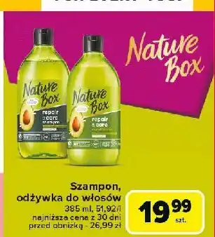 Carrefour Odżywka do włosów awokado Nature Box oferta