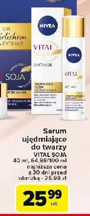 Carrefour Serum ujędrniające Nivea Vital Soja oferta