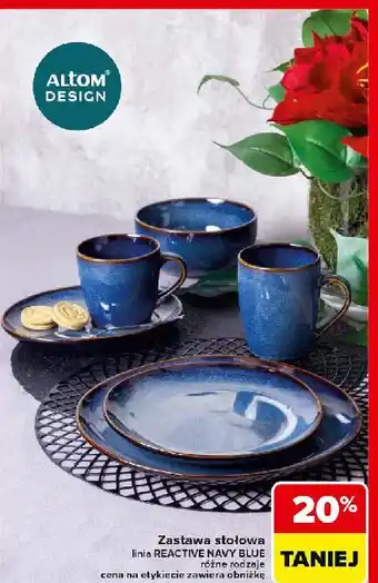 Carrefour Miseczka reactive navy blue Altom Design oferta