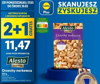 Lidl Orzechy nerkowca Alesto oferta