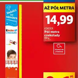 Lidl Czekoladki Kinder Chocolate oferta