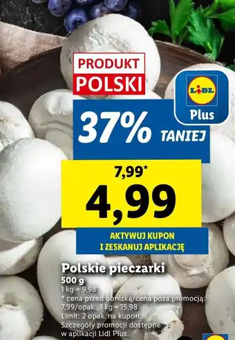 Lidl Pieczarki polska oferta