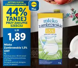 Lidl Mleko 1.5% Zambrowskie oferta