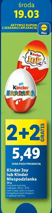 Lidl Jajko niespodzianka Kinder Niespodzianka oferta