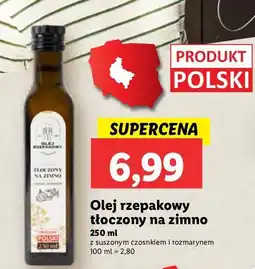 Lidl Olej rzepakowy z czosnkiem i rozmarynem oferta