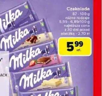 Carrefour Czekolada Milka oferta