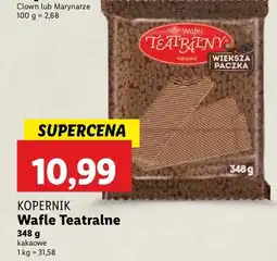 Lidl Wafle teatralne kakaowe Kopernik oferta