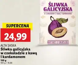 Lidl Śliwka galicyjska w czekoladzie z kawą i kardamonem Alta Saska oferta