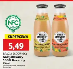 Lidl Sok tłoczony jabłko odmiana szampion Bracia Sadownicy oferta