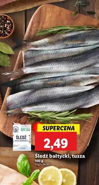 Lidl Śledź bałtycki tusze oferta