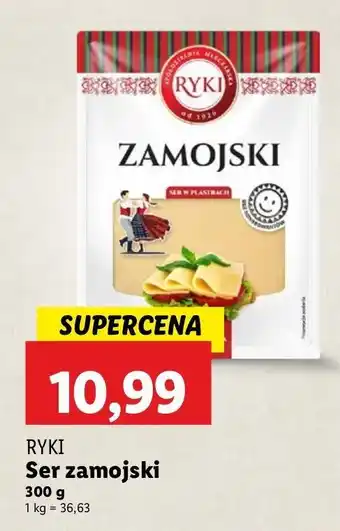 Lidl Ser żółty zamojski Ryki oferta