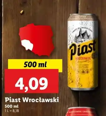 Lidl Piwo Piast Wrocławski oferta