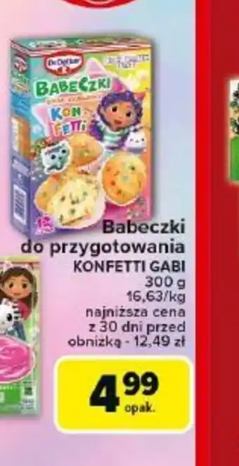 Carrefour Babeczki do przygotowania Konfetti Gabi oferta