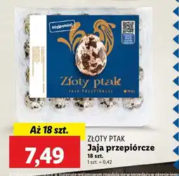 Lidl Jajka przepiórcze Złoty Ptak oferta