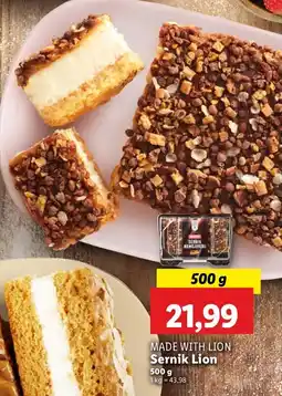 Lidl Sernik lion oferta