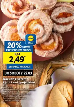 Lidl Racuch z jabłkami grójeckimi oferta