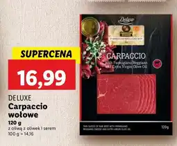 Lidl Carpaccio z oliwą oliwek i serem Deluxe (Schwarz) oferta